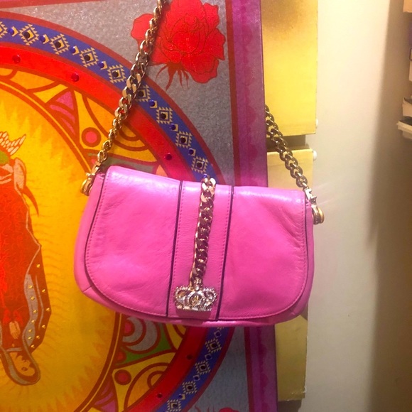 Wilsons Leather Handbags - Really nice Wilson’s Leather PINK rhinestone purse